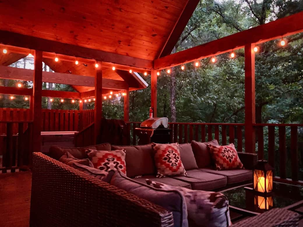 Elegant private back patio Elegant private back patio