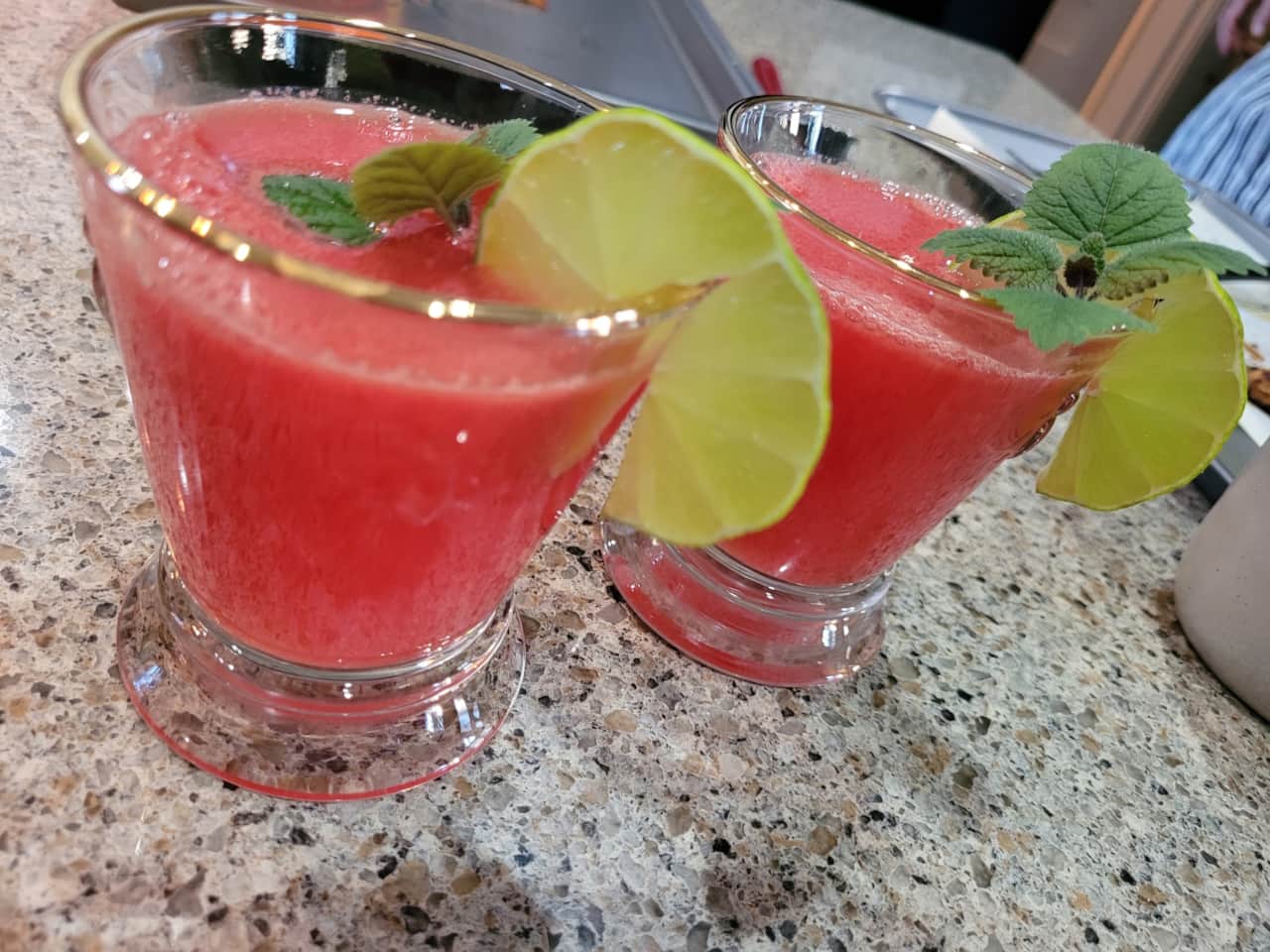 Fresh watermelon juice