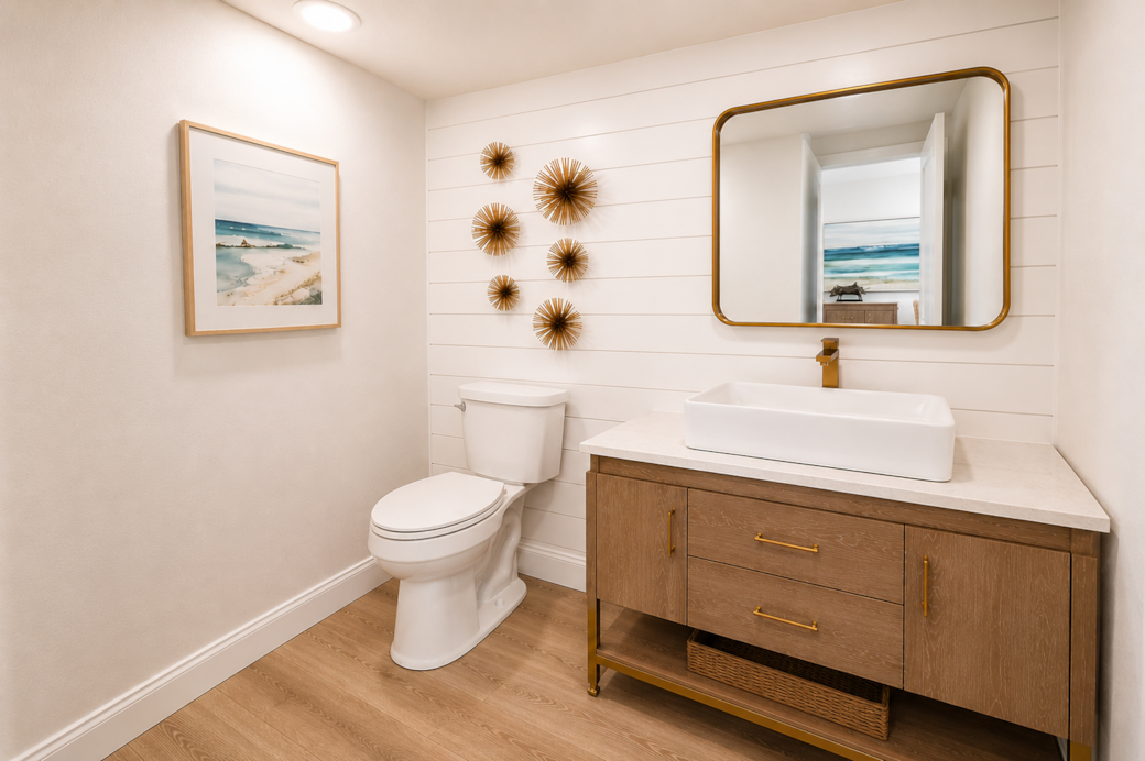 Luxury 1/2 Bathroom Main level