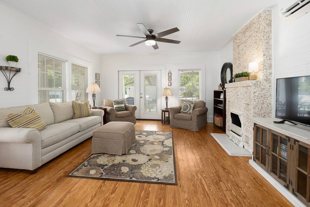 Bright and cheery living area