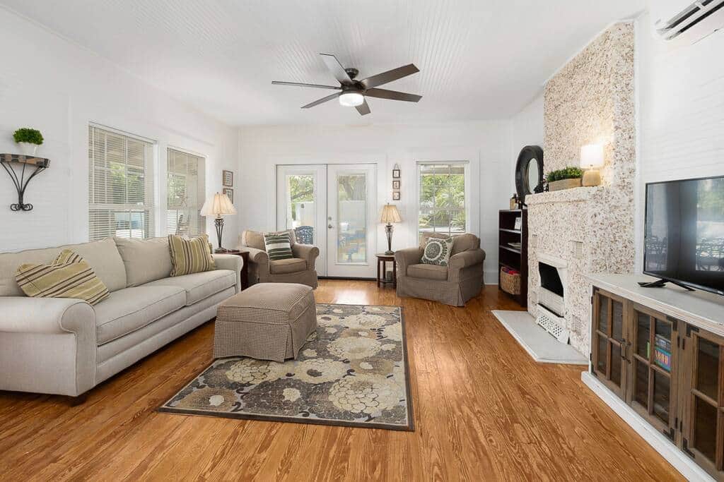 Bright and cheery living area