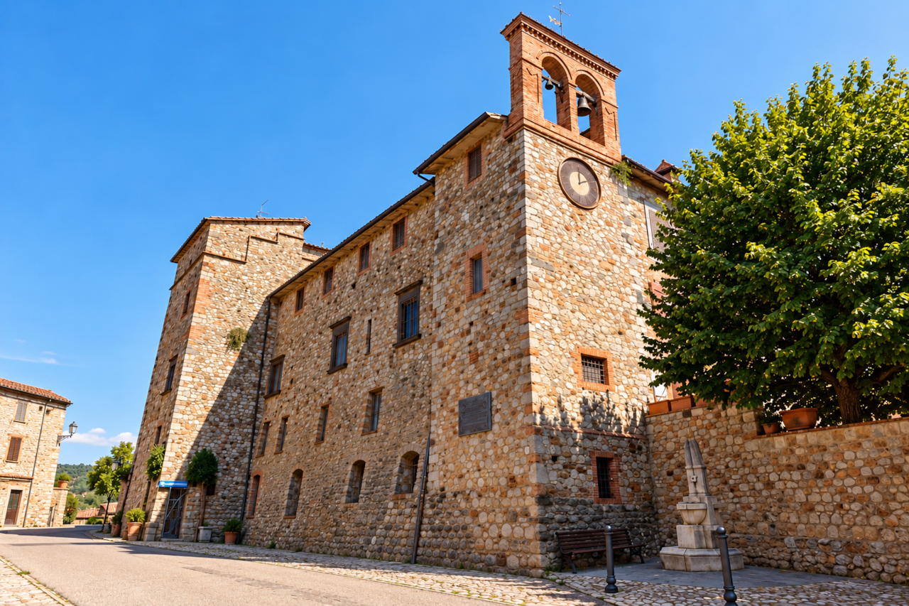 Monterubiaglio Castle