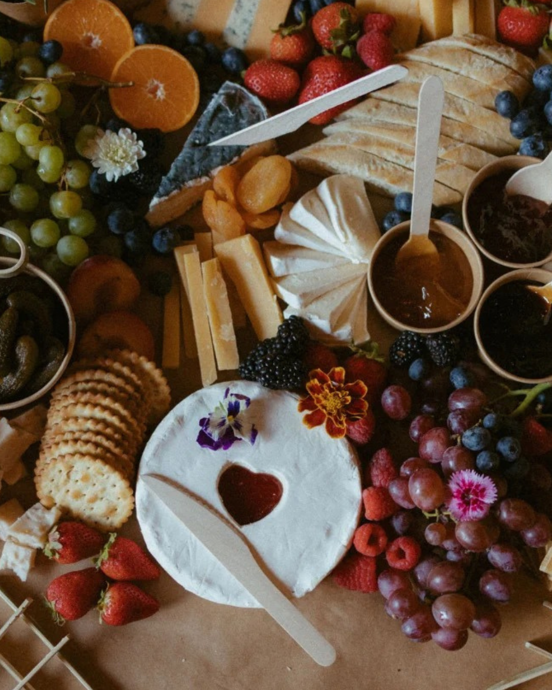 Charcuterie board from Grazing in Grey Grey County