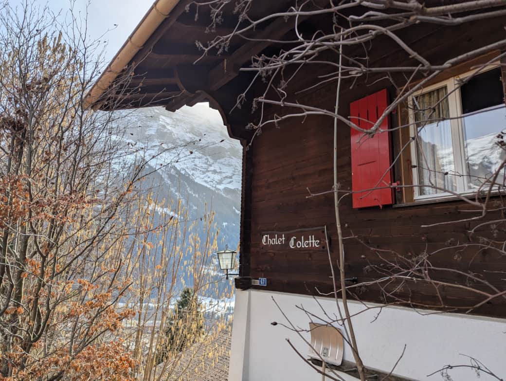 Chalet front Chalet front
