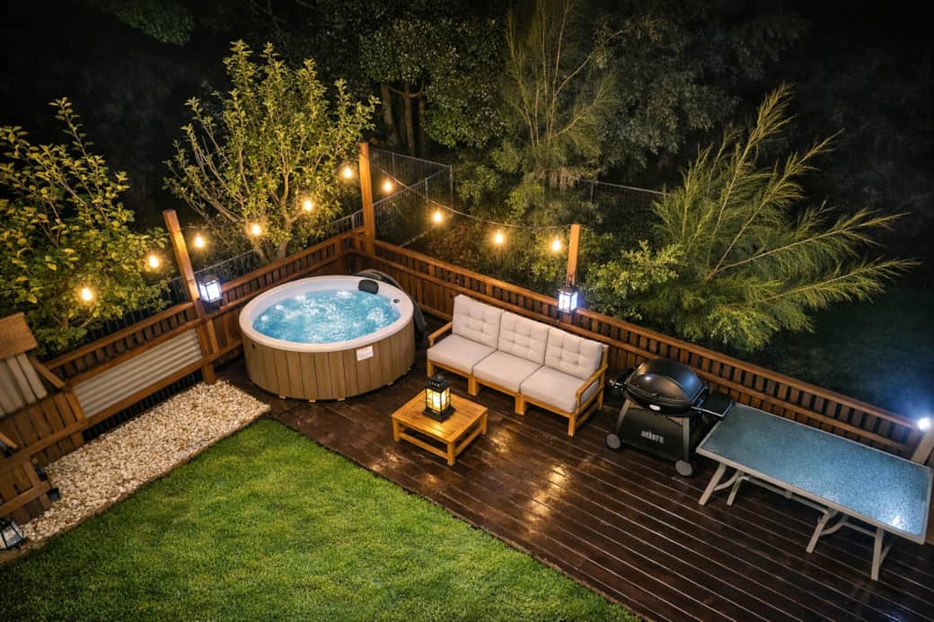 Courtyard night