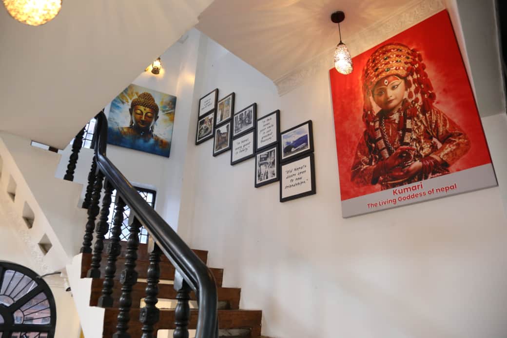 “Featuring the Living Goddess Kumari, Buddha symbols of peace and power, and a curated collection of Nepal’s timeless heritage — Shiva Nirvana Loft offers a sacred and culturally rich retreat.”
