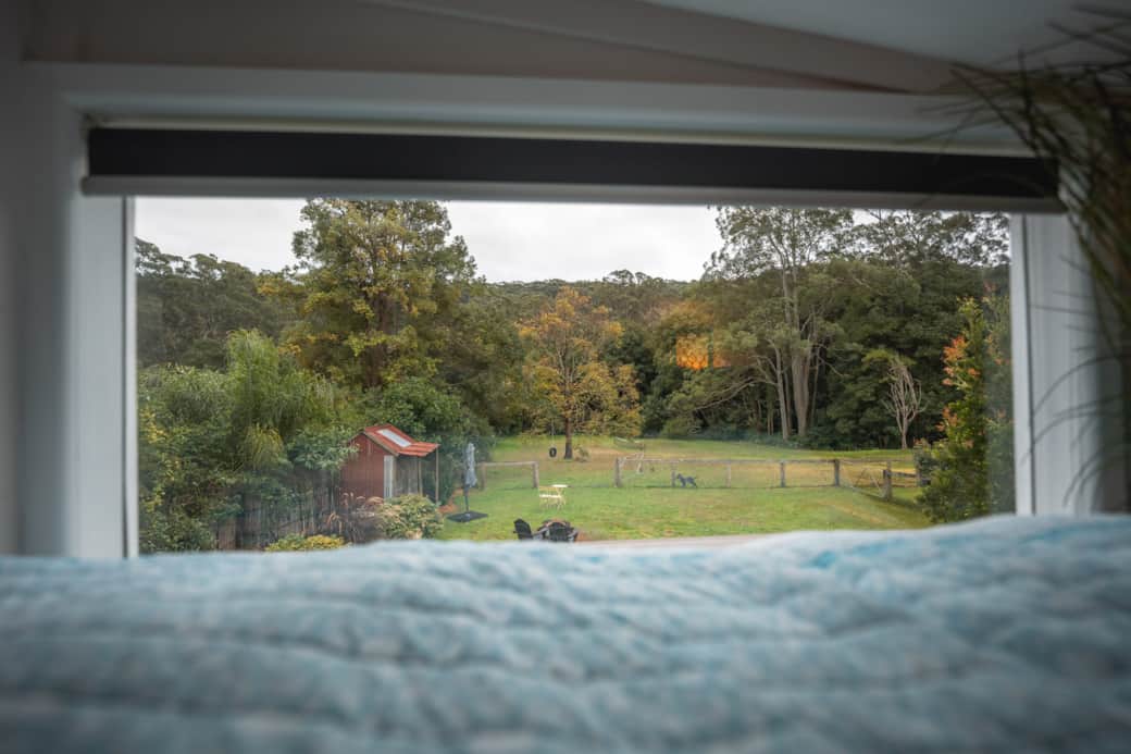 lovely garden view from the queen bed loft lovely garden view from the queen bed loft
