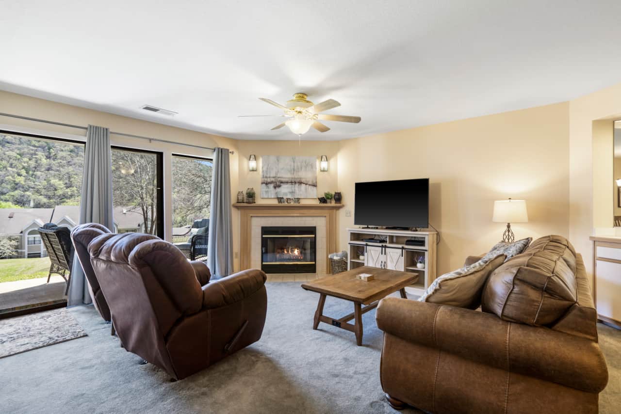 Living Area - Electric Decorative Fireplace