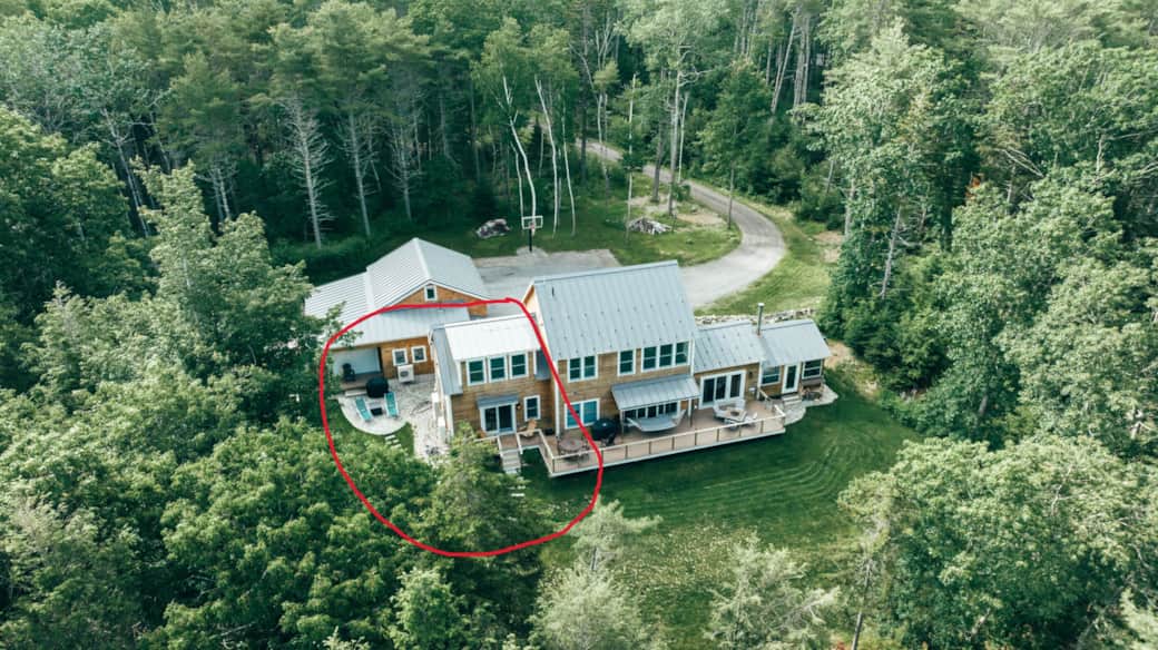 Apartment location from above