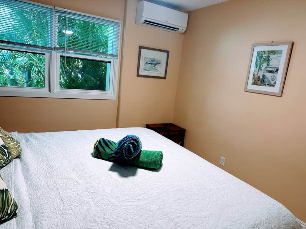 Dedicated bedroom AC unit.
