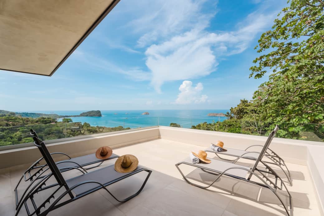 Enjoy ocean breezes from the terrace with stunning views Enjoy ocean breezes from the terrace with stunning views