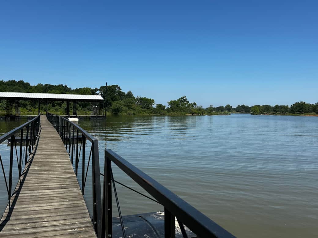 Boat Dock Overlooking Cove