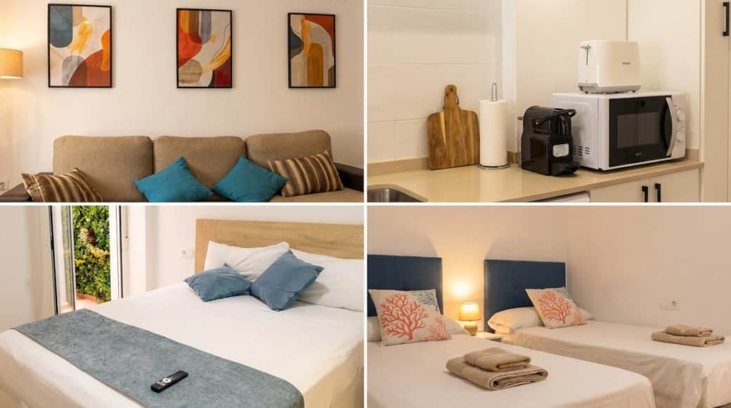 Salón y Habitaciones