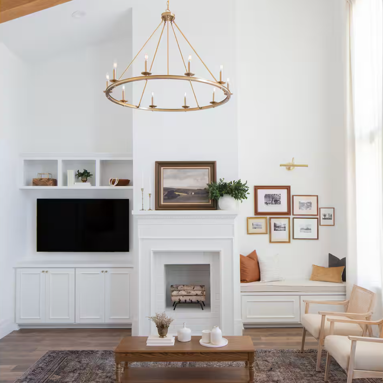 Fireplace + TV