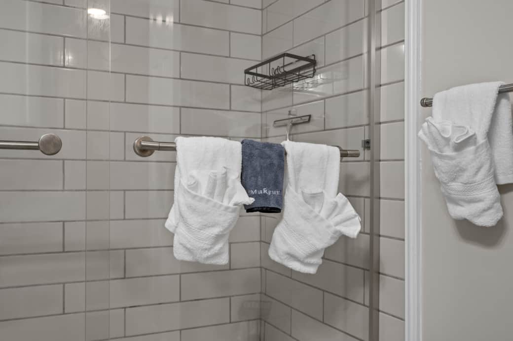 Bath Towels Included - For your family’s ultimate comfort, we provide plush bath towels.