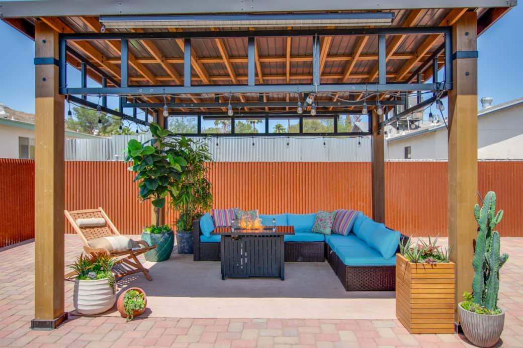 Back yard gazebo