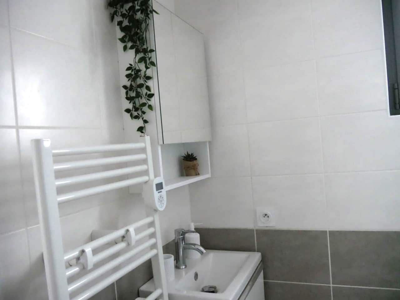 Salle de bain du " Studio Bleu"