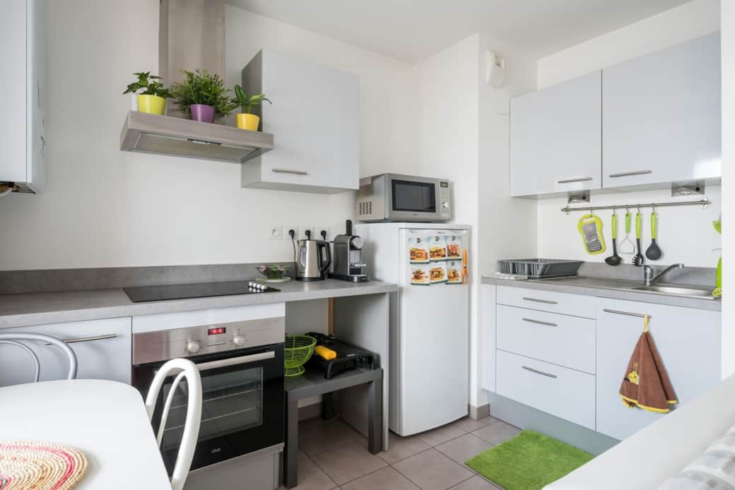 Cuisine américaine entièrement équipée