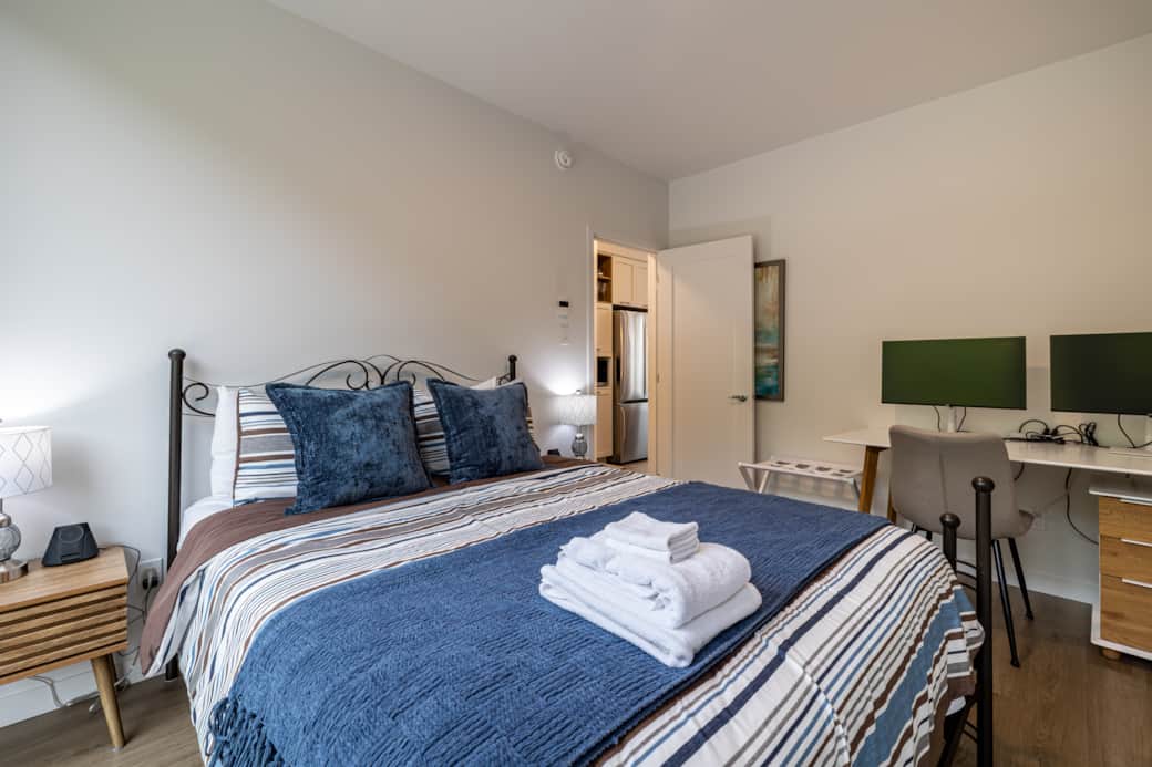 chambre et espace de travail