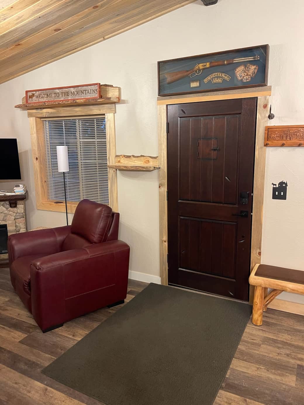 Recliner near the front door