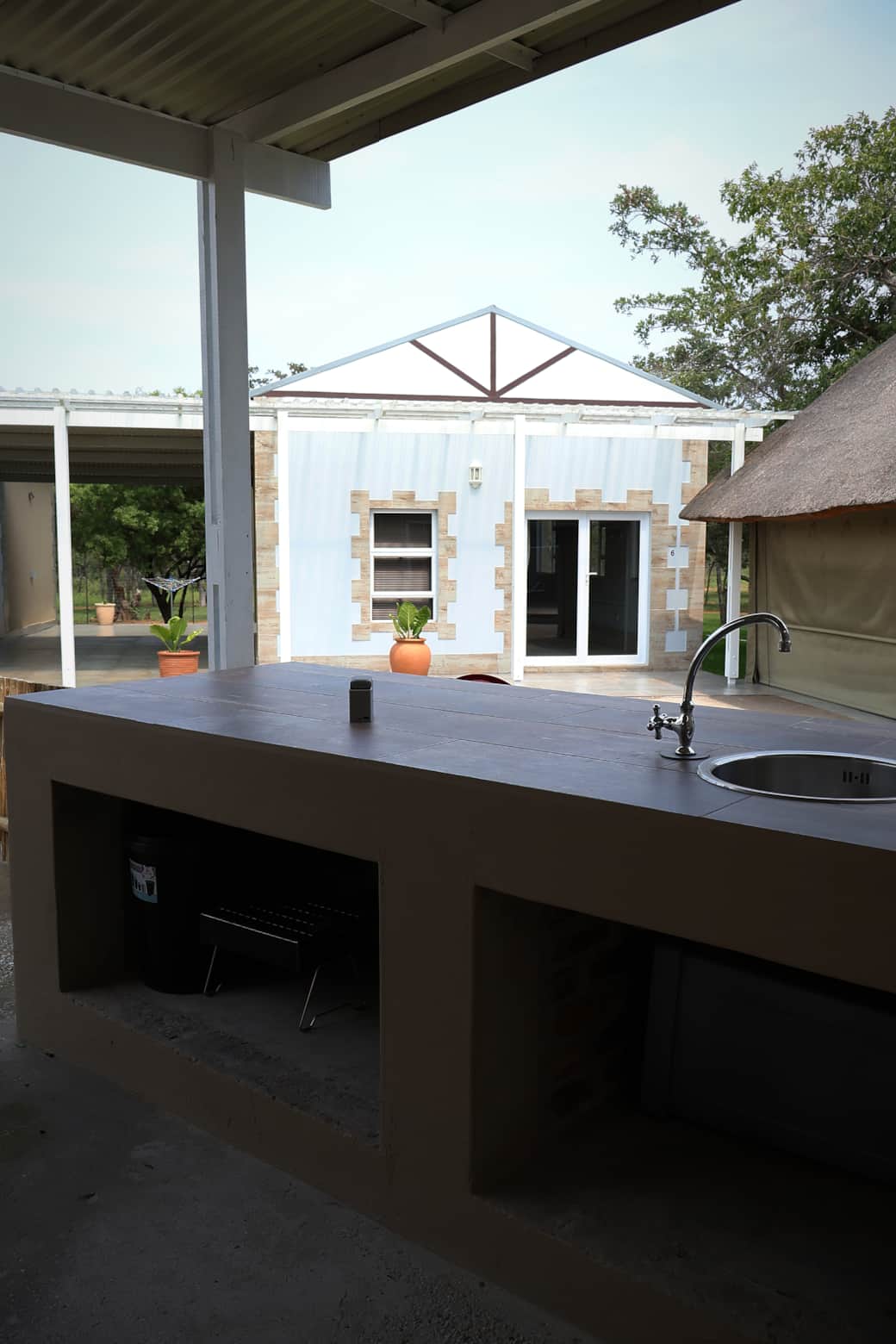 Kitchen Area Boma Hemel Bushveld Lodge