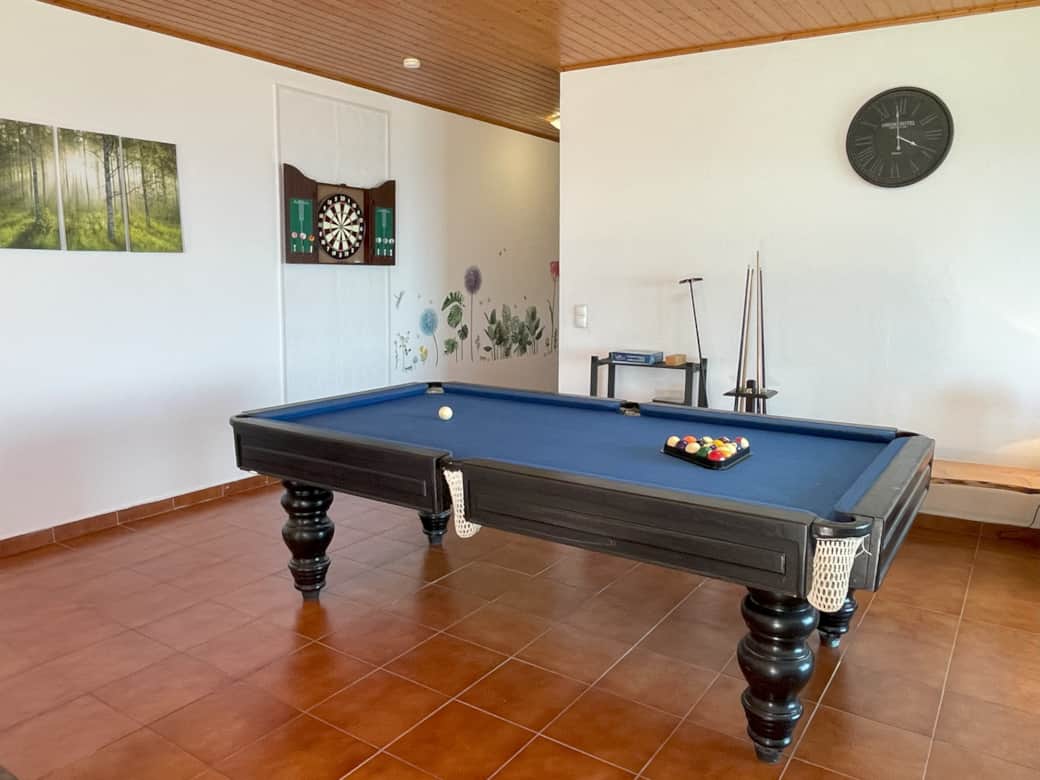 Games room with Pool table and darts