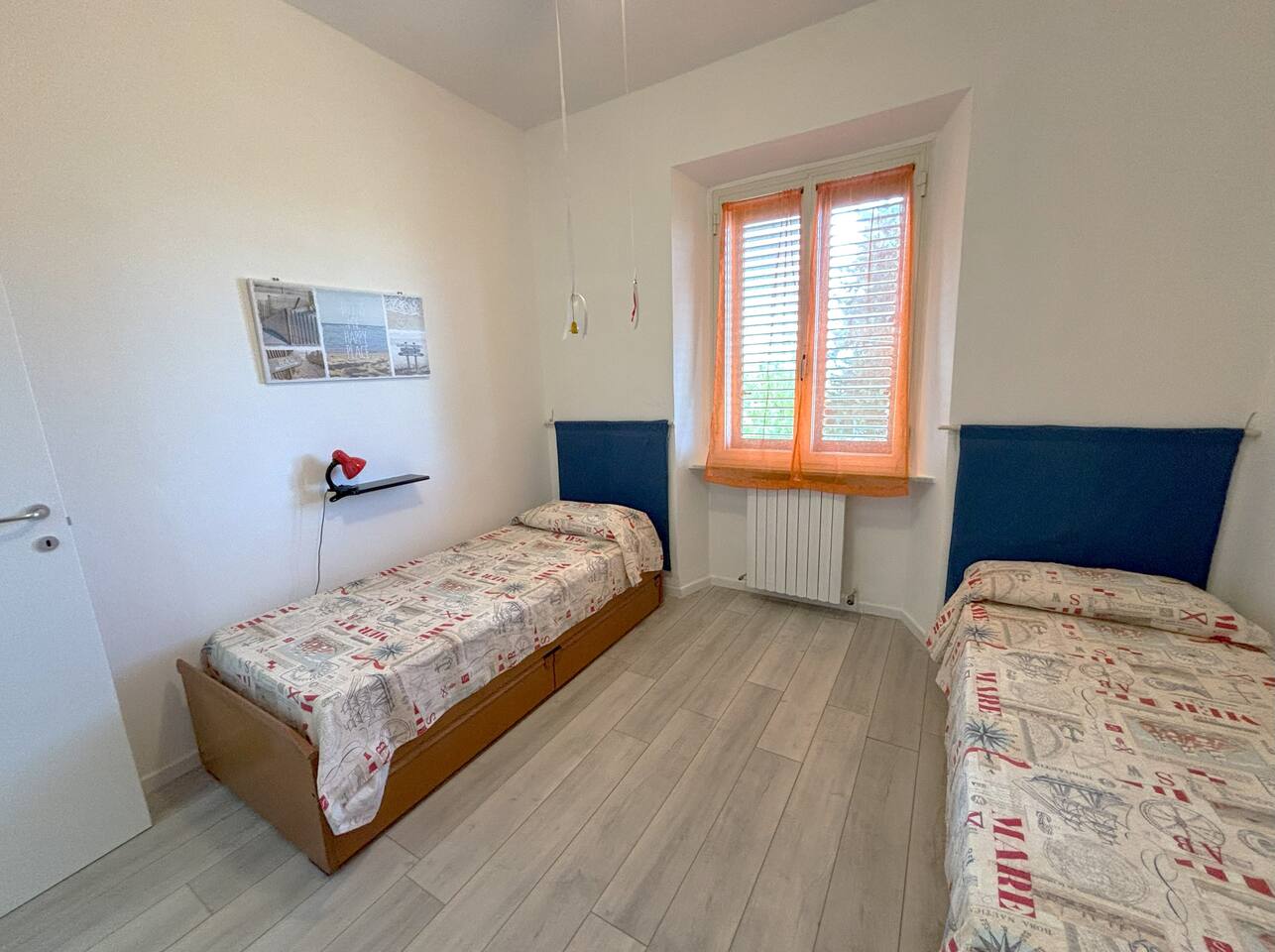 Seconda camera da letto con comodi letti singoli