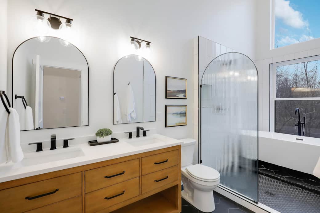 Primary bathroom - upstairs