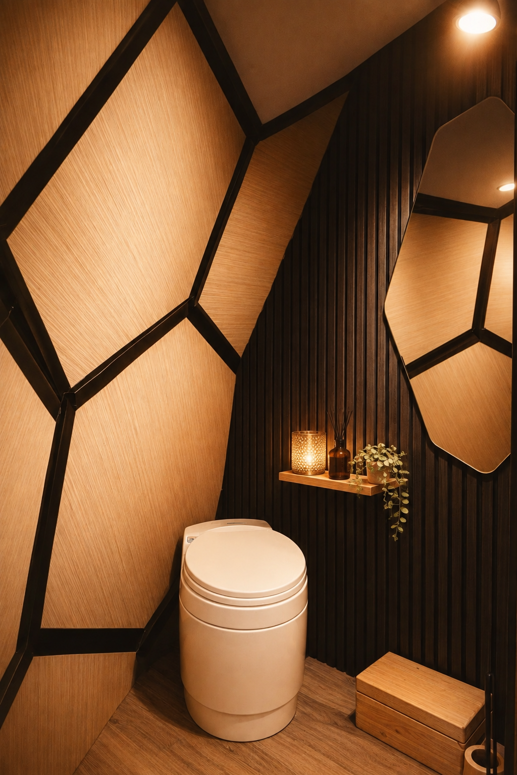 Private toilets inside your igloo