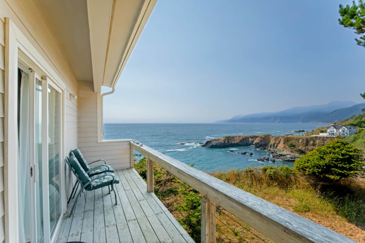 View from the unit  Cozy Oceanview in Shelter Cove, CA