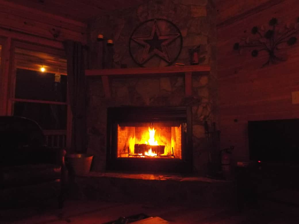 What could be better than a crackling wood fire?