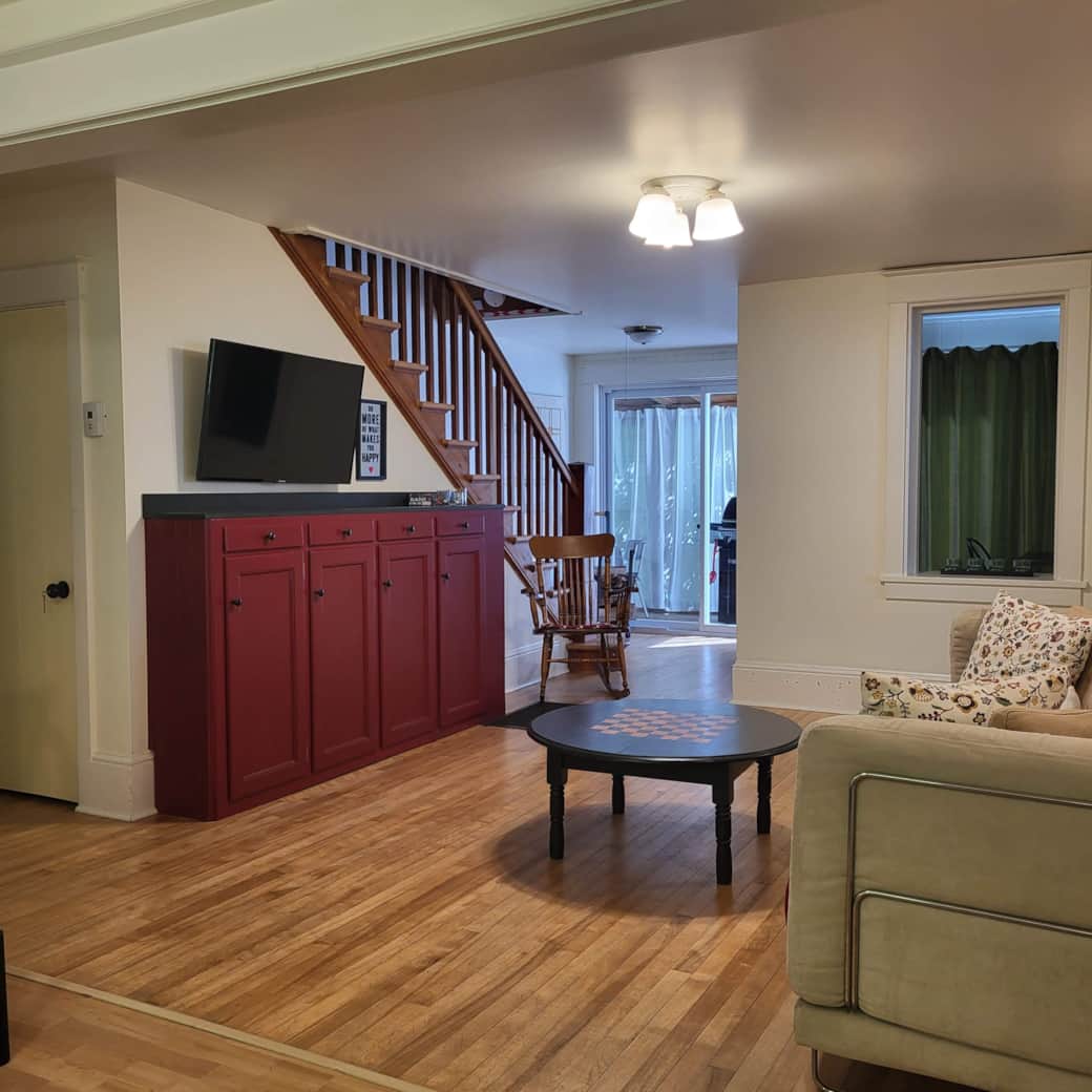 Patio doors off living room to 3 season room Patio doors off living room to 3 season room