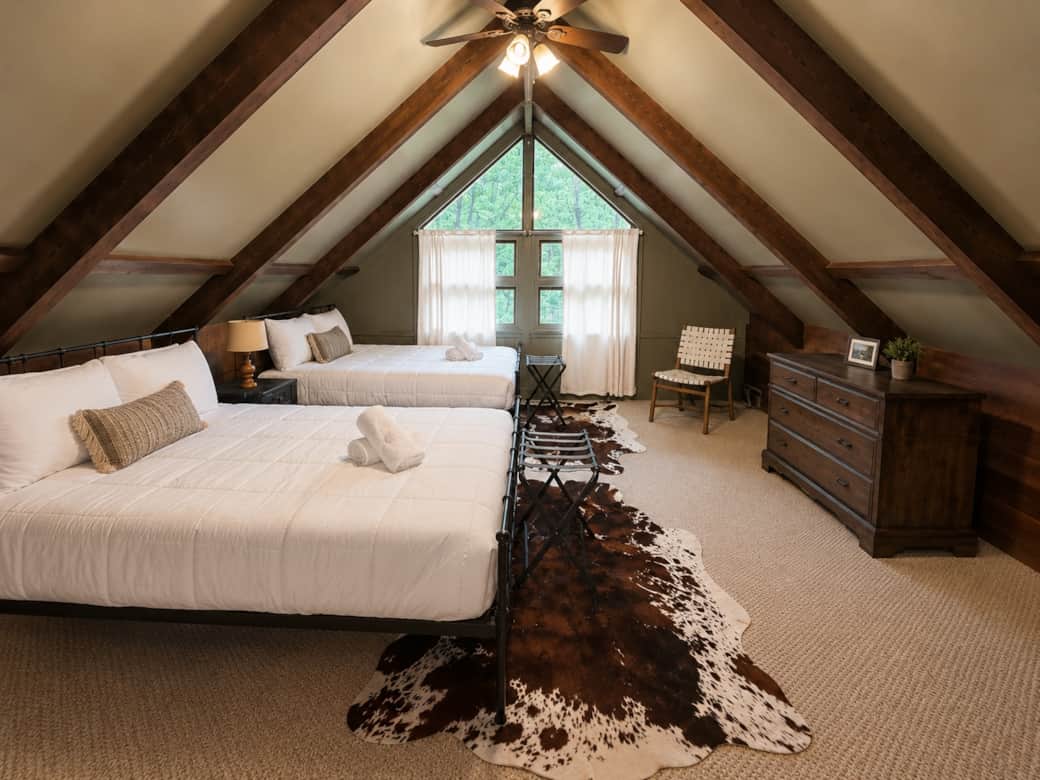 Loft with two queens
