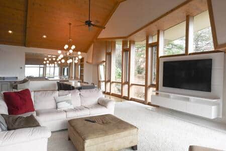 The second Living Room features a 72 inch TV