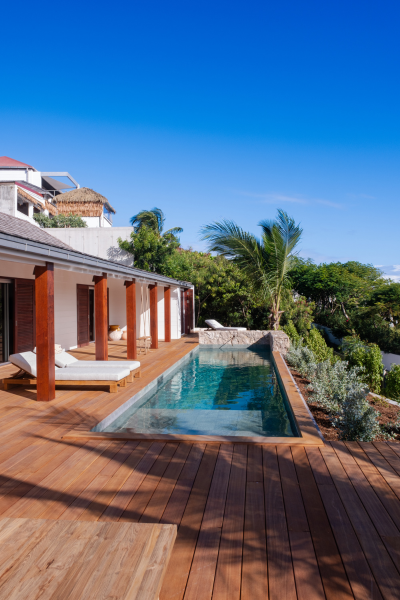 Terrasse et piscine villa blanche Terrasse et piscine villa blanche