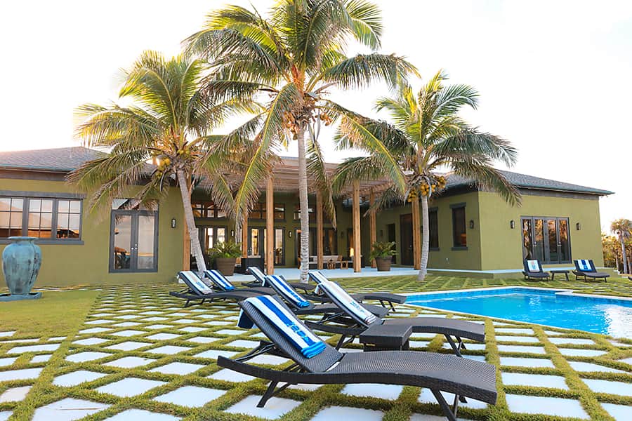Main Villa Pool View