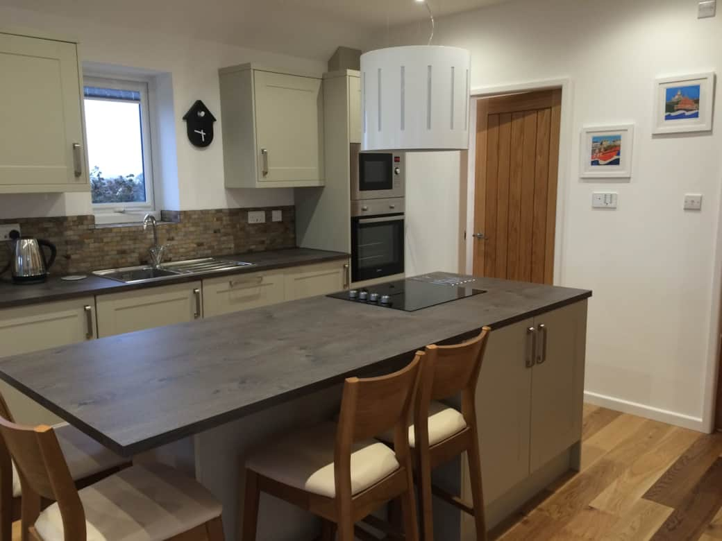 Kitchen and dining area