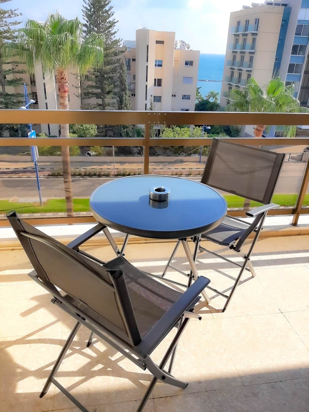 Balcony with sea view