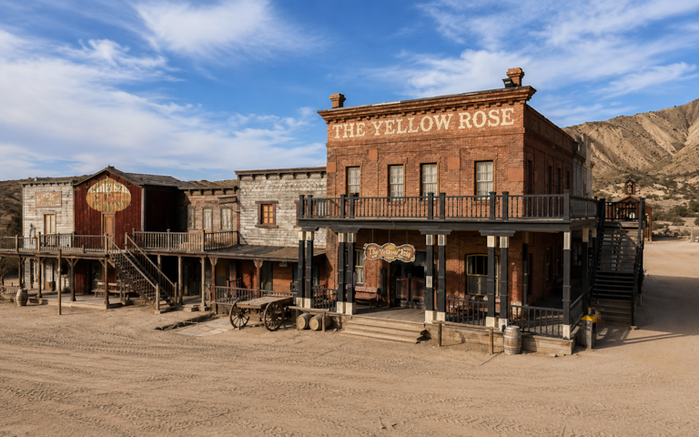 Poblado del Oeste de Oasys MiniHollywood, en el desierto de Tabernas