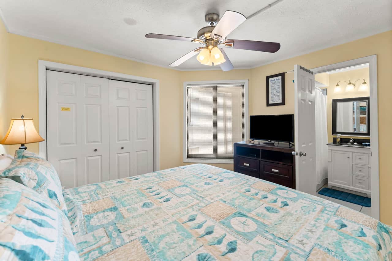 Master Bedroom with attached bathroom