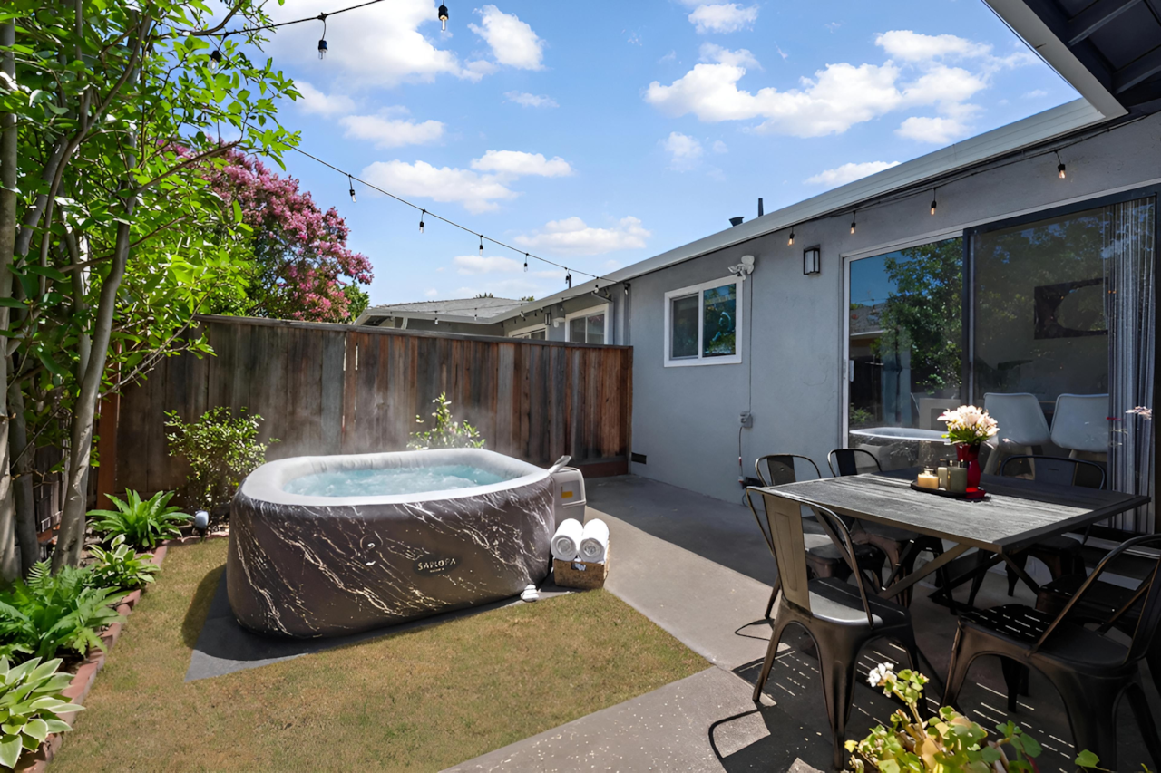 Hot tub  for relaxing