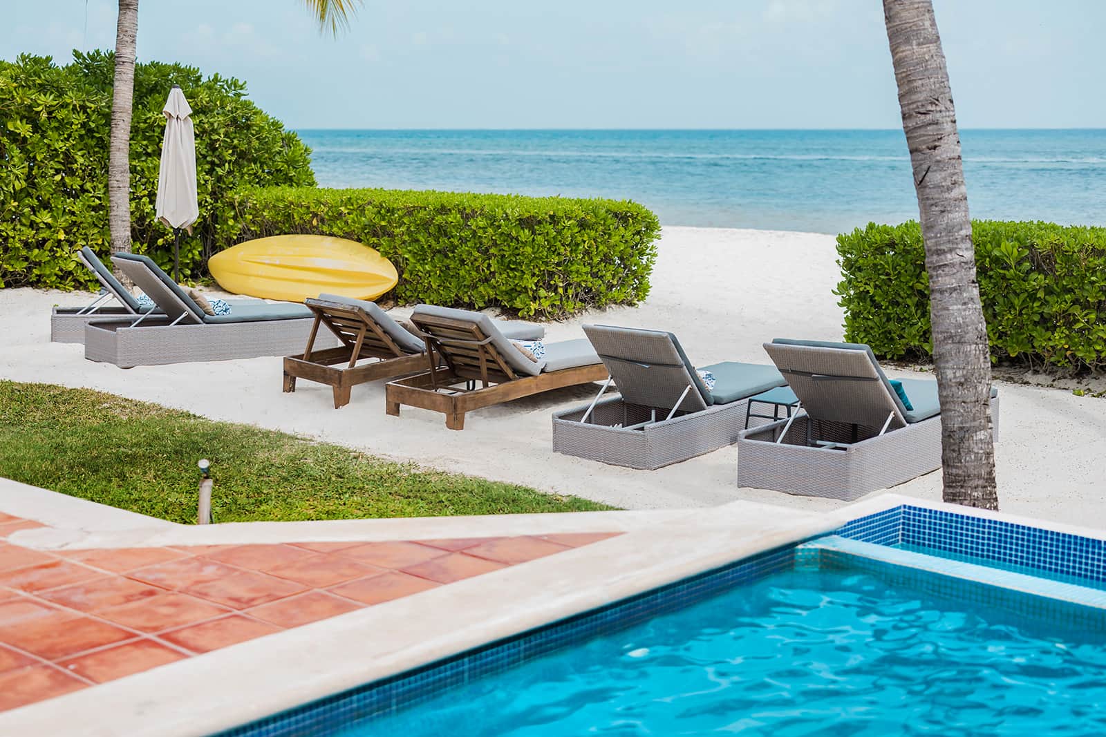Grace-Exquisite Beachfront Villa on Pristine Sandy beach — San Miguel de Cozumel — vacation rental