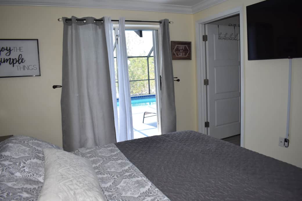 Master Bedroom Pool View