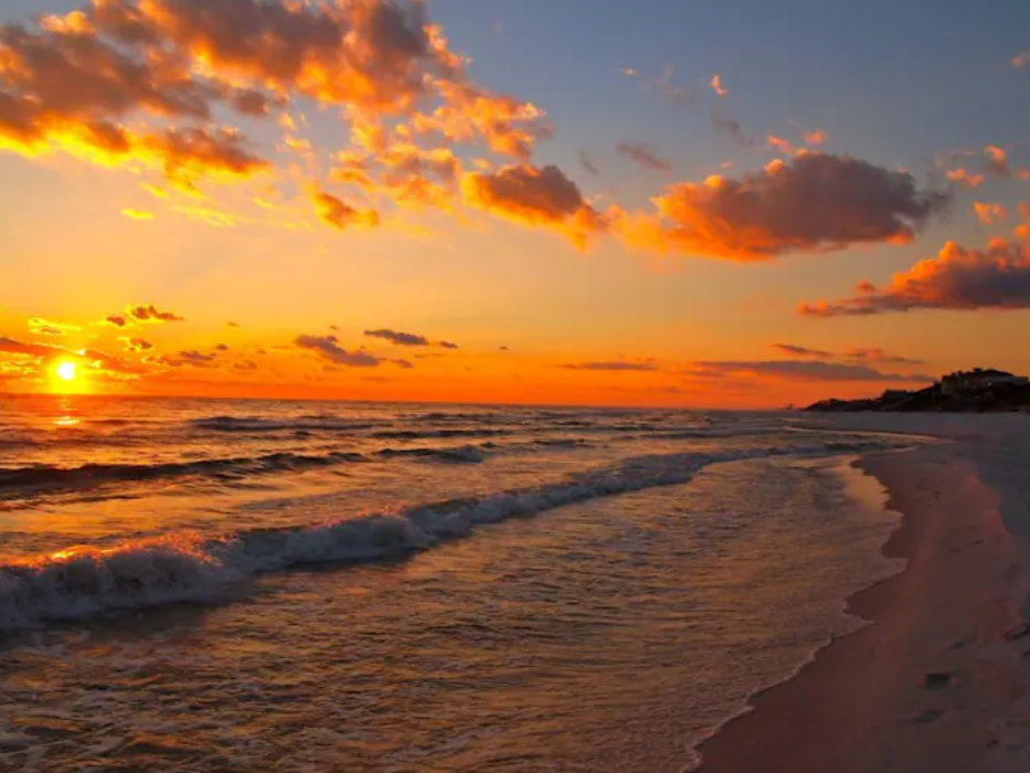 Sunset over Surfside Beach