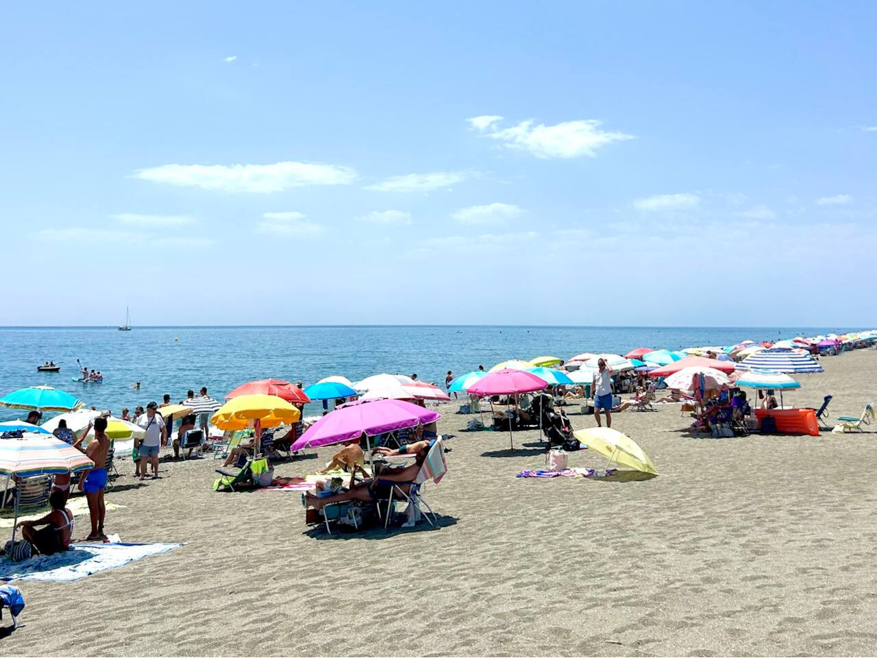 The beach