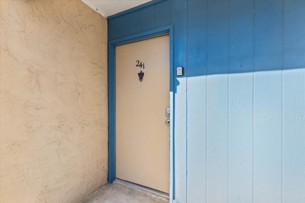 1. Entrance to unit