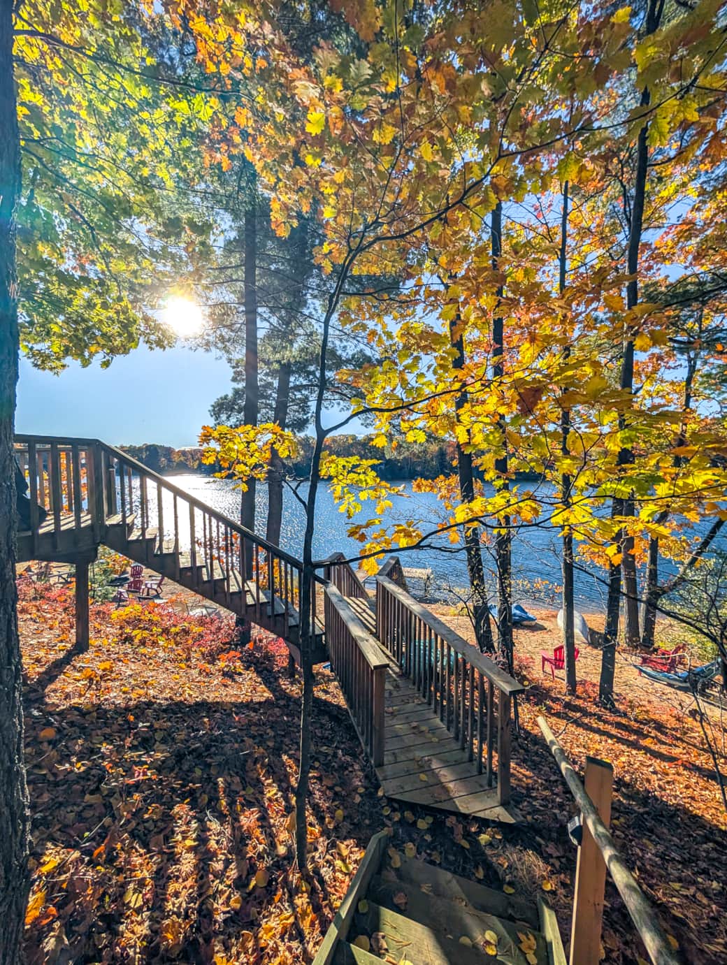 Stairs to the Lake Stairs to the Lake