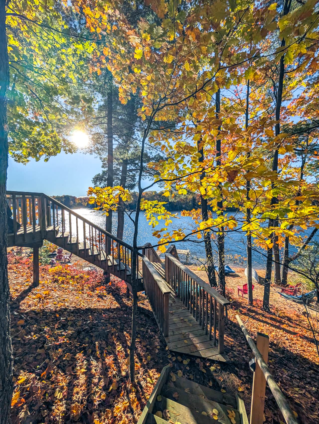 Stairs to the Lake