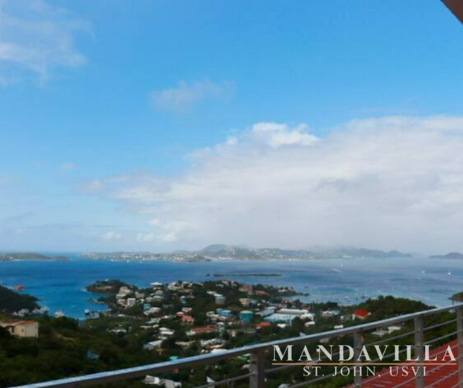 View of Cruz Bay from the Balcony