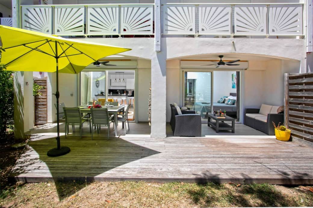 Terrace and garden La Playa